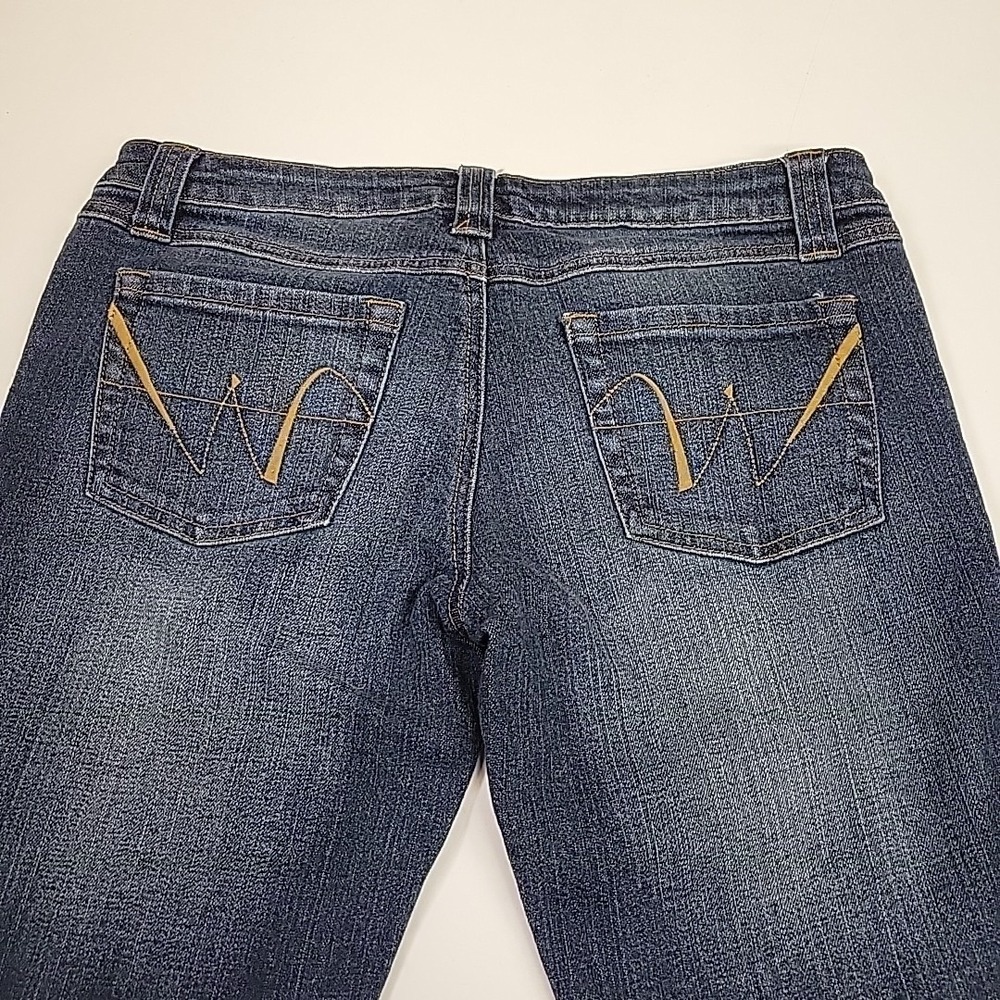 Wallflower Jeans Womens 7R Bootcut Dark Wash Mid Rise Stretch Denim Pants - Picture 10 of 12